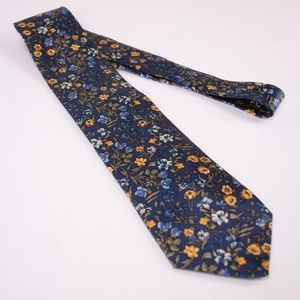 Brioni Current Floral Silk Necktie